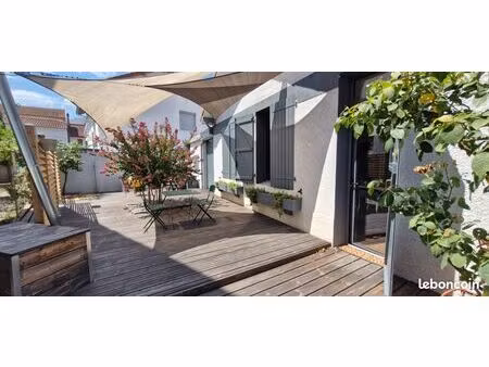 maison t2 meublée 55 m² – une chambre - terrasse 40 m² – garage – tarbes