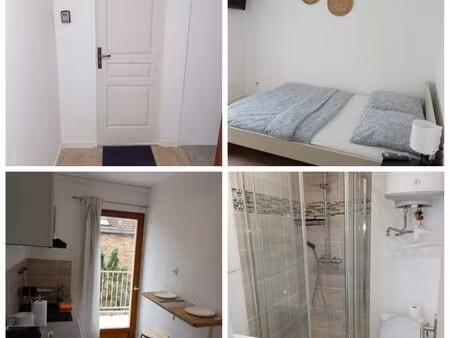exceptionnel - studio refait à neuf et meublé de 22 m² avec terrasse (20 m²) - tram 5 « ma