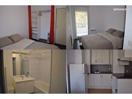 appartement meublé 37 45 m2 - lumineux  sécurisé + parking - proche centre-ville