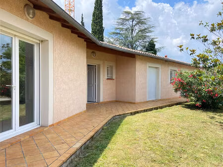 beauzelle^proche tramway villa t5 + bureau jardin garage