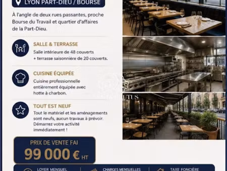 vente locaux professionnels 90 m² à lyon 3ème (69003)  99 000 €