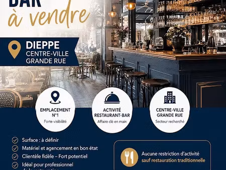 vente locaux professionnels 60 m² à dieppe (76200)  115 500 €
