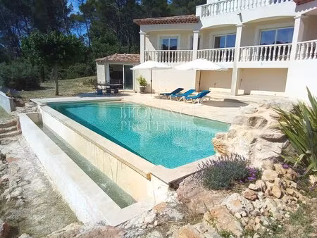 opportunité à pontevès – villa contemporaine plein sud avec vue panoramique et piscine à..