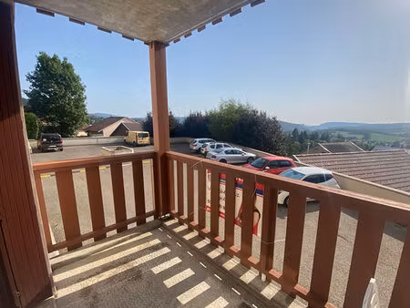 appartement t1 40 m2 avec balcon  cave et parking couvert.
