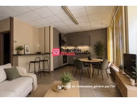 immeuble à fort potentiel de 150 m2 t3 et local chapdes beaufort 63230
