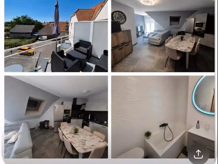 appartement dernier étage/ terasse double garage 3 chambres