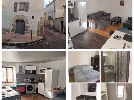 maison de ville de charme 75m² rénovée + studio indépendant – centre le boulou