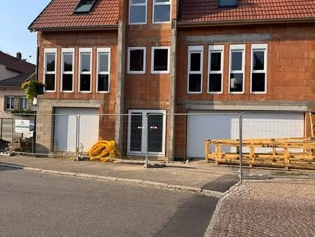 immeuble neuf 130 m² à finir – 2 duplex + garages – oberhaslach