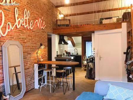 appartement meublé t2 de 58 78 m² avec bureau  mezzanines et parking – pontarlier