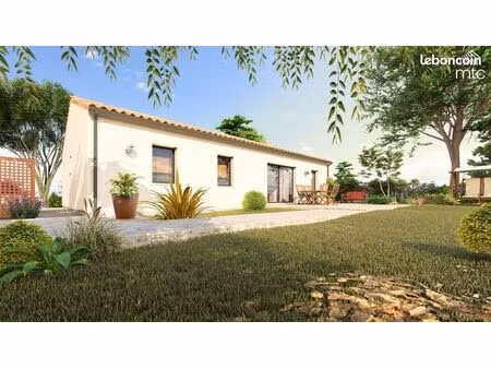 maison 80 m² avec terrain à vallons-de-l'erdre (44)