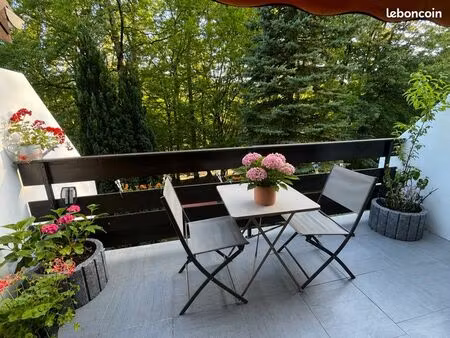 appartement 3p avec terrasse vue du la forêt
