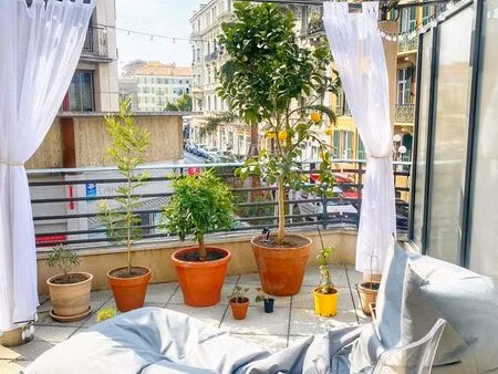 appartement 3 pièces avec terrasse 65 m2 nice 06000