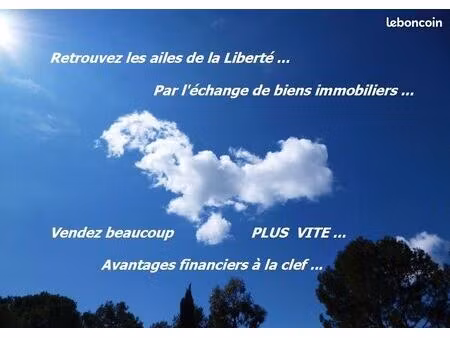 vend ou échange maison