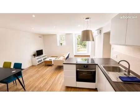 t3 de 75 m² entièrement rénové avec grand jardin privatif à chavanod