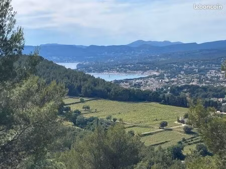 vends terrain  7500 m  non constructible  saint-cyr-sur-mer