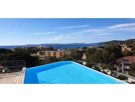 magnifique p2 entièrement meublé et climatisé dans résidence de standing avec piscine   à 