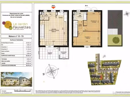 location maison t3