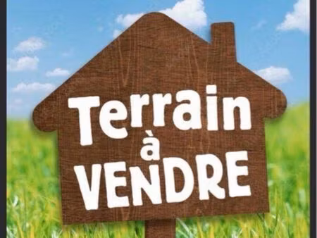 terrain 8 ares viabilisé sans agence