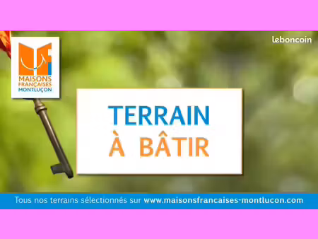 terrain à bâtir de 525 m² à yzeure (03)