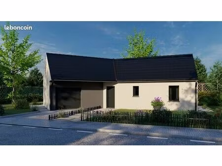 projet de construction d'une maison 84.24 m² avec terrain à saint-mars-sous-ballon (72)