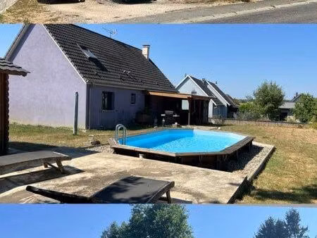 maison rénovée 126 m² – 4 chambres + bureau – grand terrain 9 39 ares – piscine