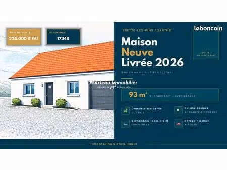 maison 3 pièces 93 m²
