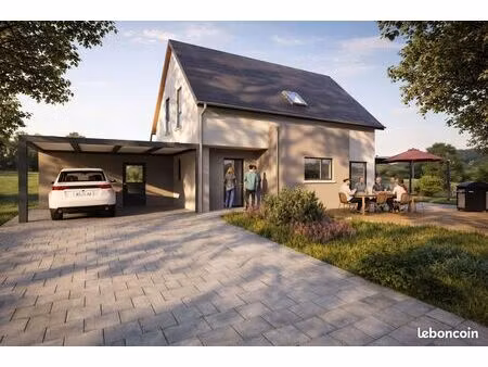 projet de construction d'une maison 100 m² avec terrain à lampertsloch (67)