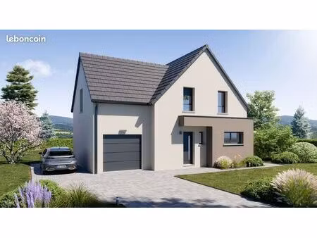 projet de construction d'une maison 101 m² avec terrain à algolsheim (68)