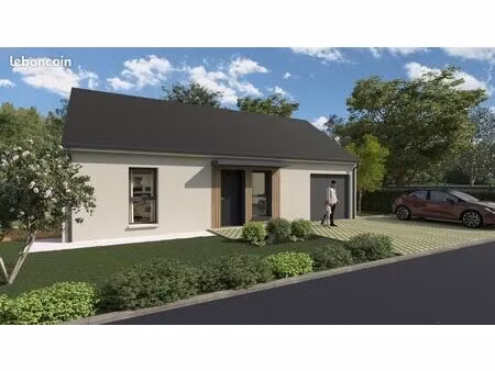 projet de construction d'une maison 80 m² avec terrain à crosmieres (72)