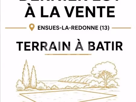 terrain 680 m² ensues la redonne