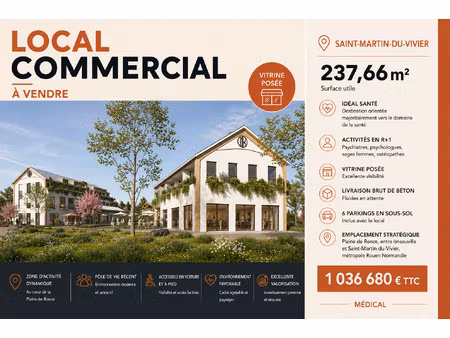 vente local commercial saint-martin-du-vivier (76)