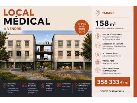 vente local médical tarare (69)