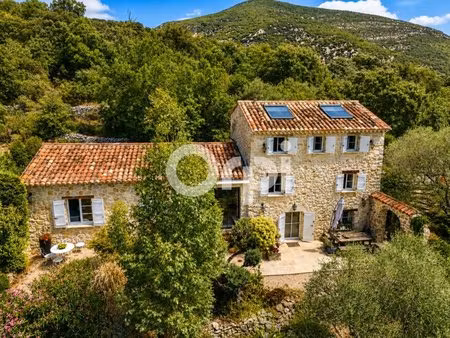 bastide/mas en pierres authentique renové - calme absolu - terrain / oliviers