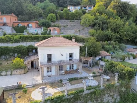 propriété avec vue mer panoramique deux habitations indépendantes tourrettes-sur-loup