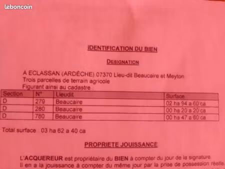 parcelle de bois