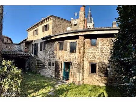 charme et authenticité en ardèche : maison en pierre avec jardin sans vis-à-vis au cœur de