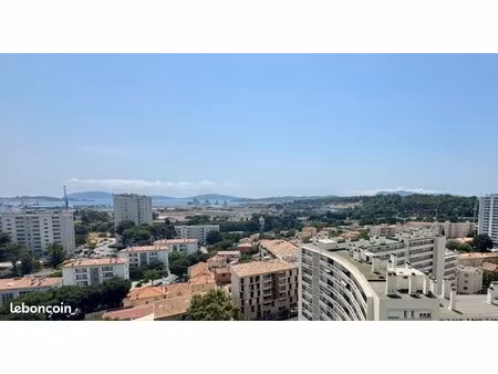 t3 lumineux 68 m² – vue mer panoramique – 2 balcons – toulon bon rencontre