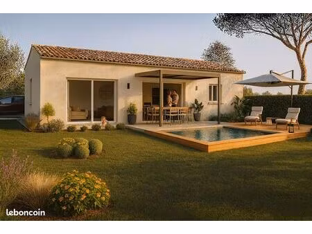 maison 90 m² avec terrain à la brillanne (04)