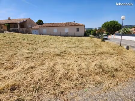 vente terrain à bâtir viabilisé belvèze du razès