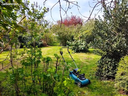 terrain arboré pour jardinage et loisirs