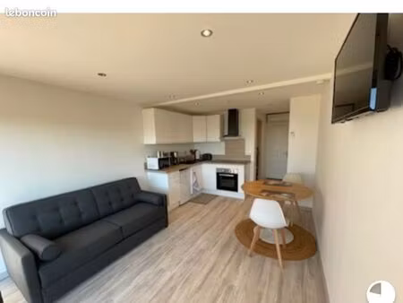 jolie studio rénové avec terrasse proche mer