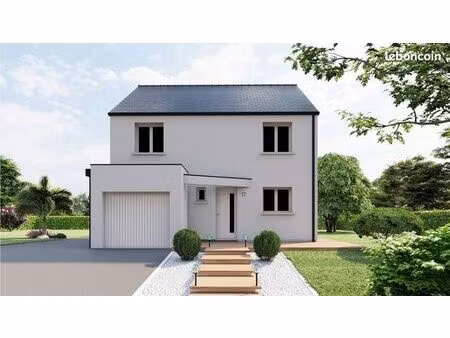 projet de construction d'une maison 99.57 m² avec terrain à carquefou (44)
