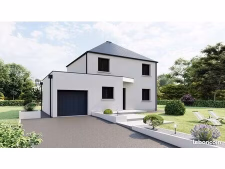projet de construction d'une maison 93.5 m² avec terrain à sautron (44)