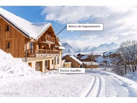 savoie / les sybelles / la toussuire / appartement 3 chambres / pieds des pistes