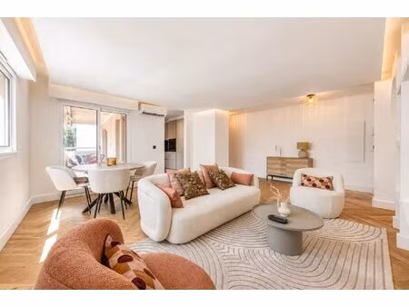 cannes palm beach - appartement 4 pièces rénové avec terrasse  garage et cave