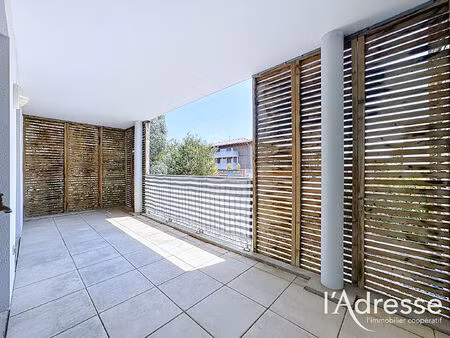 exclusivité l'adresse immobilier - tournefeuille - appartement t3 de 65m² avec 2 places de