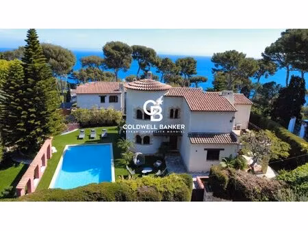 cap d’antibes - villa de charme avec vue mer