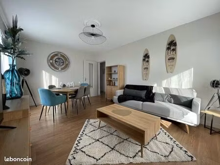 à louer – appartement meublé t3 – 64 m² – saumur quartier gare 3ᵉ étage avec ascenseur  da