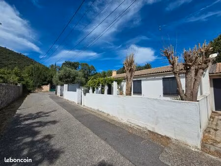 maison de plain-pied 90 m² + garage 25 m² - 3 chambres – terrain 469 m² – la roquebrussane
