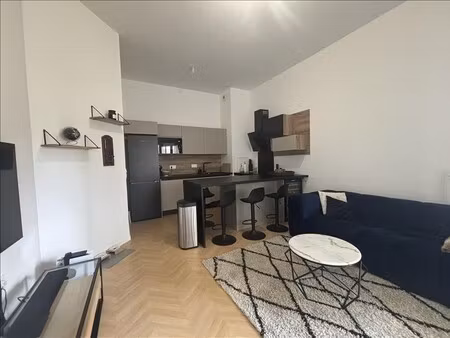 appartement - rdc - 45 32 m2 - 2 pièces - meublé